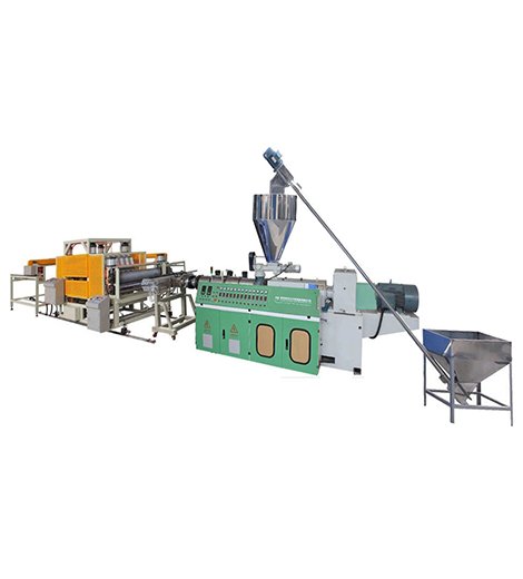 Special-shaped sheet production line